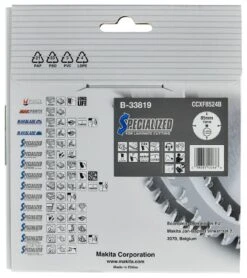 Makita B-33819 Cirkelzaagblad Laminaat - 85 X 15 X 24T - Laminaat 9 Makita B-33819 Cirkelzaagblad Laminaat - 85 X 15 X 24T - Laminaat -Makita 0278fa8e298f3154a6cb52ddf77efa65