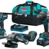 Makita DK0158G301 XGT 40V Max Li-ion Accu 3-delige Combiset (2x 4.0Ah Accu) In Tas