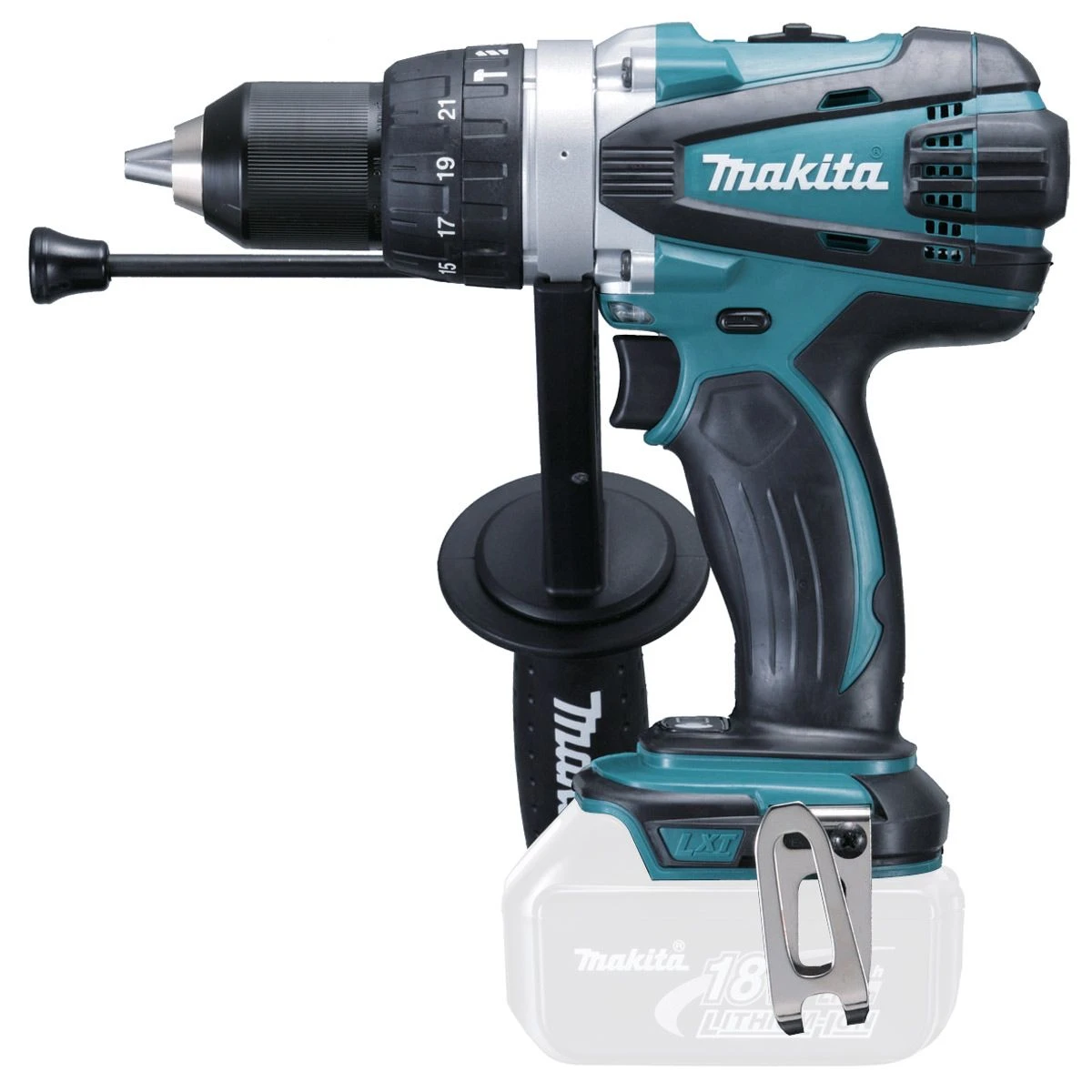 Makita DHP458ZJ 18V Li-Ion Accu Klopboor-/schroefmachine Body In Mbox 2 Makita DHP458ZJ 18V Li-Ion Accu Klopboor-/schroefmachine Body In Mbox - Afbeelding 2