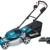 Makita DLM463PT2 (2X18V) Li-Ion Accu Grasmaaier Set (2 X 5,0Ah) - 46cm - 60L - 1600 M²