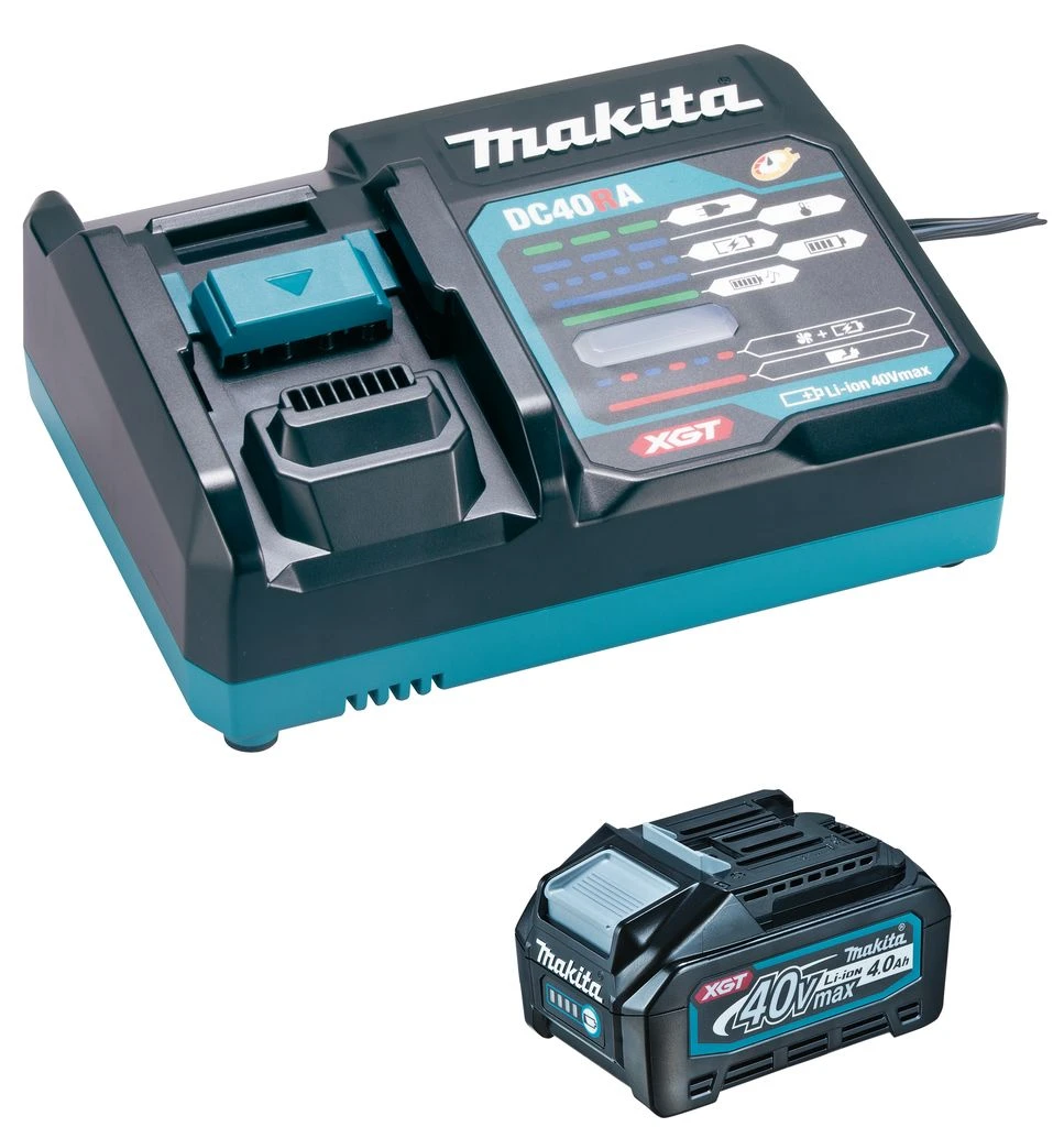 Makita 191J65-4 Startset 40V Max XGT DC40RA/1XBL4040 2 Makita 191J65-4 Startset 40V Max XGT DC40RA/1XBL4040 - Afbeelding 2
