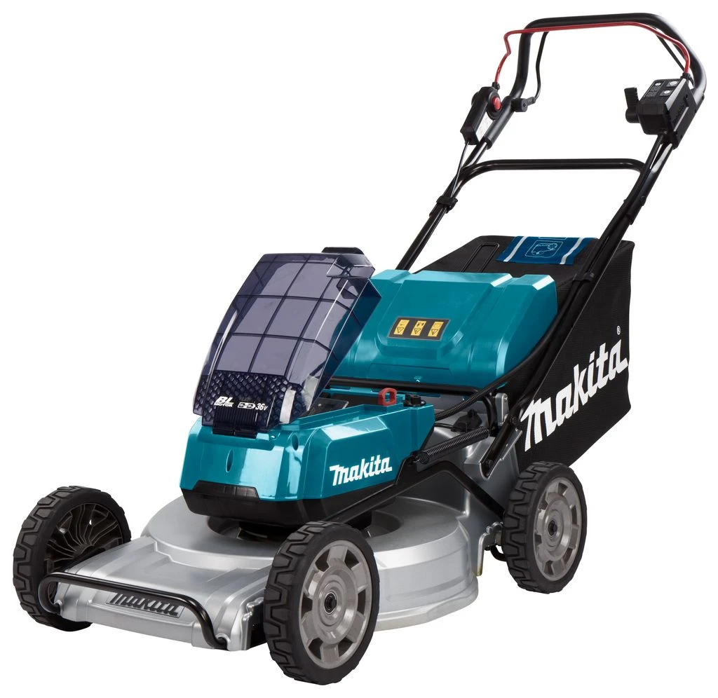 Makita DLM533Z 36V (2x 18V) Li-Ion Accu Grasmaaier Body - 53cm - Zelfrijdend - Koolborstelloos 2 Makita DLM533Z 36V (2x 18V) Li-Ion Accu Grasmaaier Body - 53cm - Zelfrijdend - Koolborstelloos - Afbeelding 2