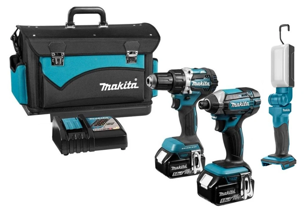 Makita DLX3077TX 18V Li-Ion Accu Combiset In Koffer (2x 5,0Ah Accu) 1 Makita DLX3077TX 18V Li-Ion Accu Combiset In Koffer (2x 5,0Ah Accu)