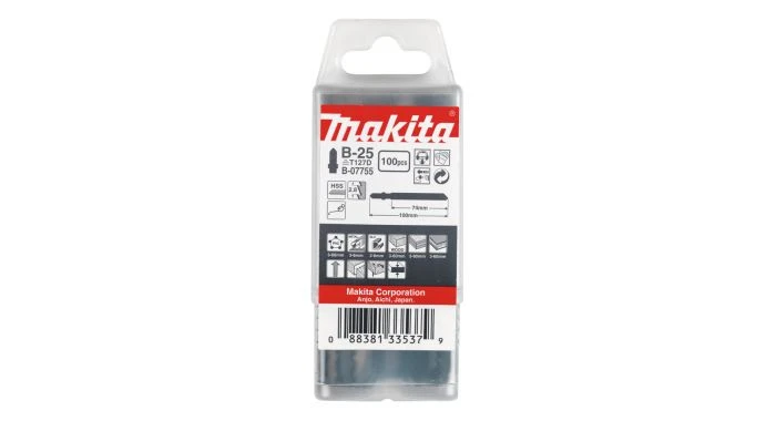 Makita B-07755 Decoupeerzaagblad Universeel/multi - 74mm (100st.) 1 Makita B-07755 Decoupeerzaagblad Universeel/multi - 74mm (100st.)