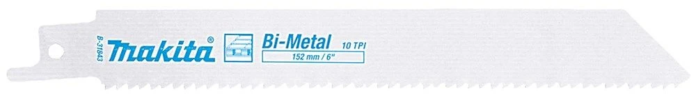 Makita B-31843 Reciprozaagblad - 131 X 2,54mm - Metaal/Hout Met Spijkers (5st) 1 Makita B-31843 Reciprozaagblad - 131 X 2,54mm - Metaal/Hout Met Spijkers (5st)