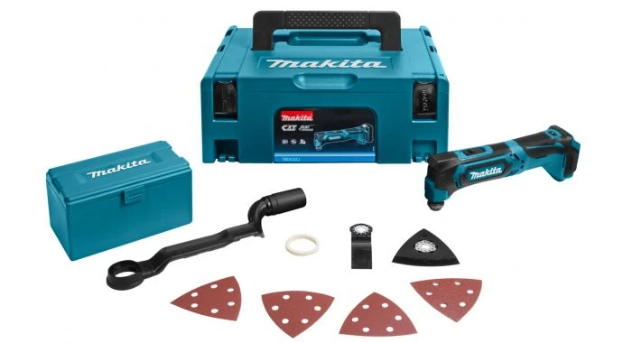 Makita TM30DZJX4 10.8V Li-Ion Accu Multitool Body + Accessoireset In Mbox 1 Makita TM30DZJX4 10.8V Li-Ion Accu Multitool Body + Accessoireset In Mbox