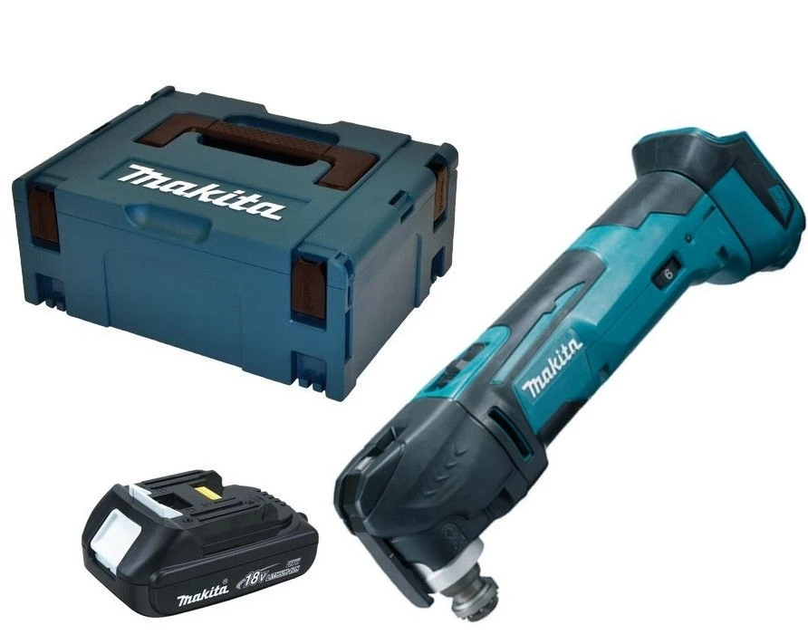 Makita DTM51Y1JX8 18V Li-Ion Accu Multitool Met Snelspansysteem (1x 1.5Ah Accu) 1 Makita DTM51Y1JX8 18V Li-Ion Accu Multitool Met Snelspansysteem (1x 1.5Ah Accu)