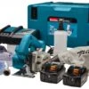 Makita DCC501RTJ LXT 18V Li-ion Accu Diamantsnijder Set (2x 5,0 Ah) In Mbox - Nat En Droog - 125 Mm