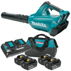 Makita DUB362PT4X 36V (2x 18V) Li-Ion Accu Bladblazer Set (4x 5.0Ah Accu) - 200 Km/h