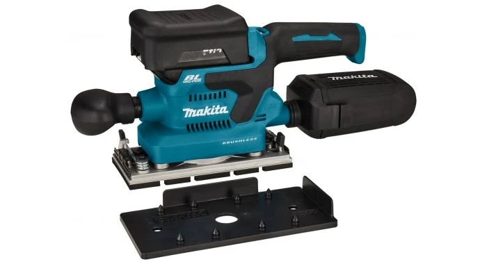 Makita DBO381RTJU 18V Li-ion Accu Vlakschuurmachine Set (2x 5,0Ah) In Mbox Incl. AWS Zender - 93x230mm - Koolborstelloos 1 Makita DBO381RTJU 18V Li-ion Accu Vlakschuurmachine Set (2x 5,0Ah) In Mbox Incl. AWS Zender - 93x230mm - Koolborstelloos