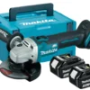 Makita DGA506RTJ 18V Li-Ion Accu Haakse Slijper Set (2x 5.0Ah Accu) In Mbox - 125mm - Koolborstelloos - Softstart