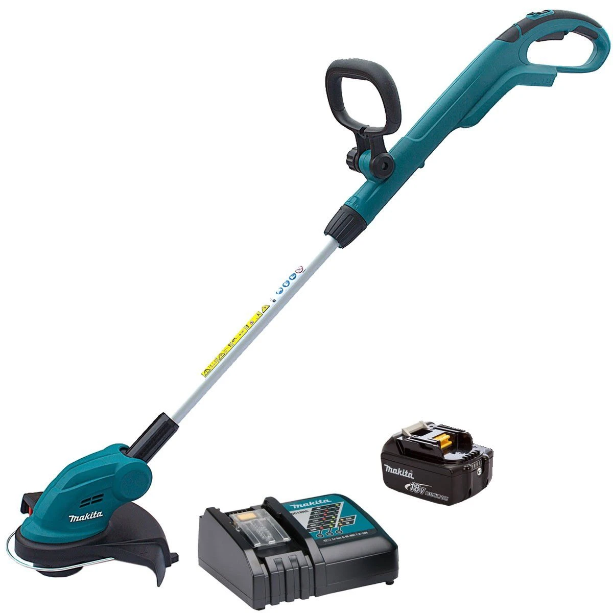 Makita DUR181RT 18V Li-Ion Accu Trimmer Set (1x 5,0Ah Accu) - 26cm 1 Makita DUR181RT 18V Li-Ion Accu Trimmer Set (1x 5,0Ah Accu) - 26cm