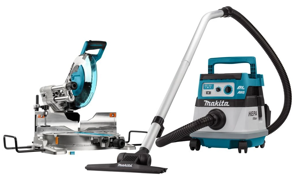 Makita DLX2386UX1 2x18V Li-Ion Accu Combiset Voor Afkorten En Stofzuigen - 260mm - Koolborstelloos 1 Makita DLX2386UX1 2x18V Li-Ion Accu Combiset Voor Afkorten En Stofzuigen - 260mm - Koolborstelloos