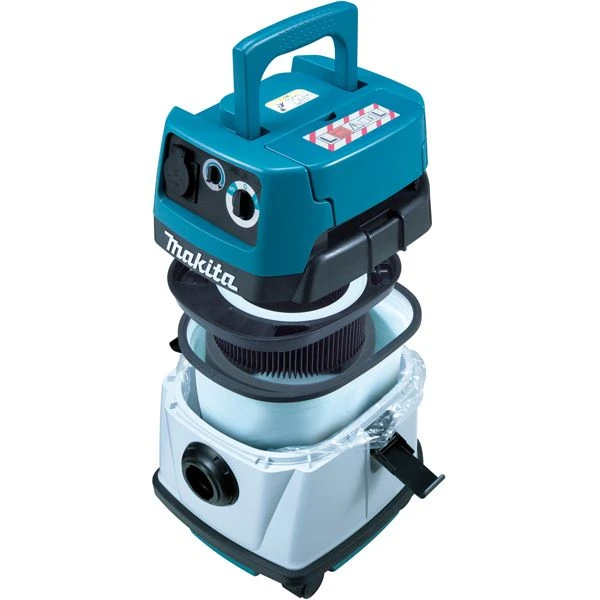 Makita VC2510LX1 Bouwstofzuiger - 1050W - L-klasse - 25L 2 Makita VC2510LX1 Bouwstofzuiger - 1050W - L-klasse - 25L - Afbeelding 2