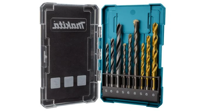 Makita D-71962 9-delige Borenset Steen/Hout/Metaal 1 Makita D-71962 9-delige Borenset Steen/Hout/Metaal