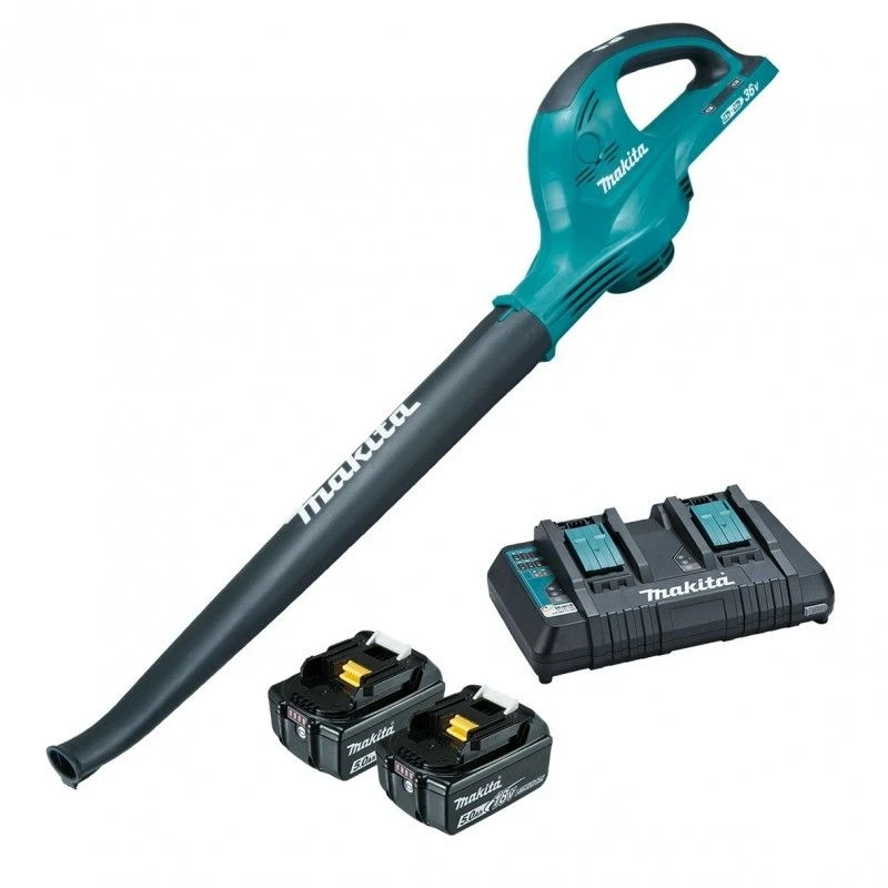 Makita DUB361PT2 36V (2x 18V) Li-Ion Accu Bladblazer Set (2x 5.0Ah Accu) - 252km/h 1 Makita DUB361PT2 36V (2x 18V) Li-Ion Accu Bladblazer Set (2x 5.0Ah Accu) - 252km/h