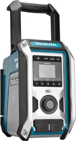 Makita DMR115 10,8-18V Li-Ion Accu Bouwradio - DAB+ - Bluetooth - Werkt Op Netstroom & Accu -Makita 303f35ca953a8885a240d1aab843a798