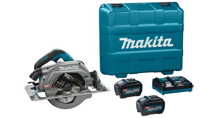 Makita HS010GT201 40V Max Li-Ion Accu Cirkelzaag Set (2x 5,0Ah) In Koffer - 235mm - Koolborstelloos 1 Makita HS010GT201 40V Max Li-Ion Accu Cirkelzaag Set (2x 5,0Ah) In Koffer - 235mm - Koolborstelloos
