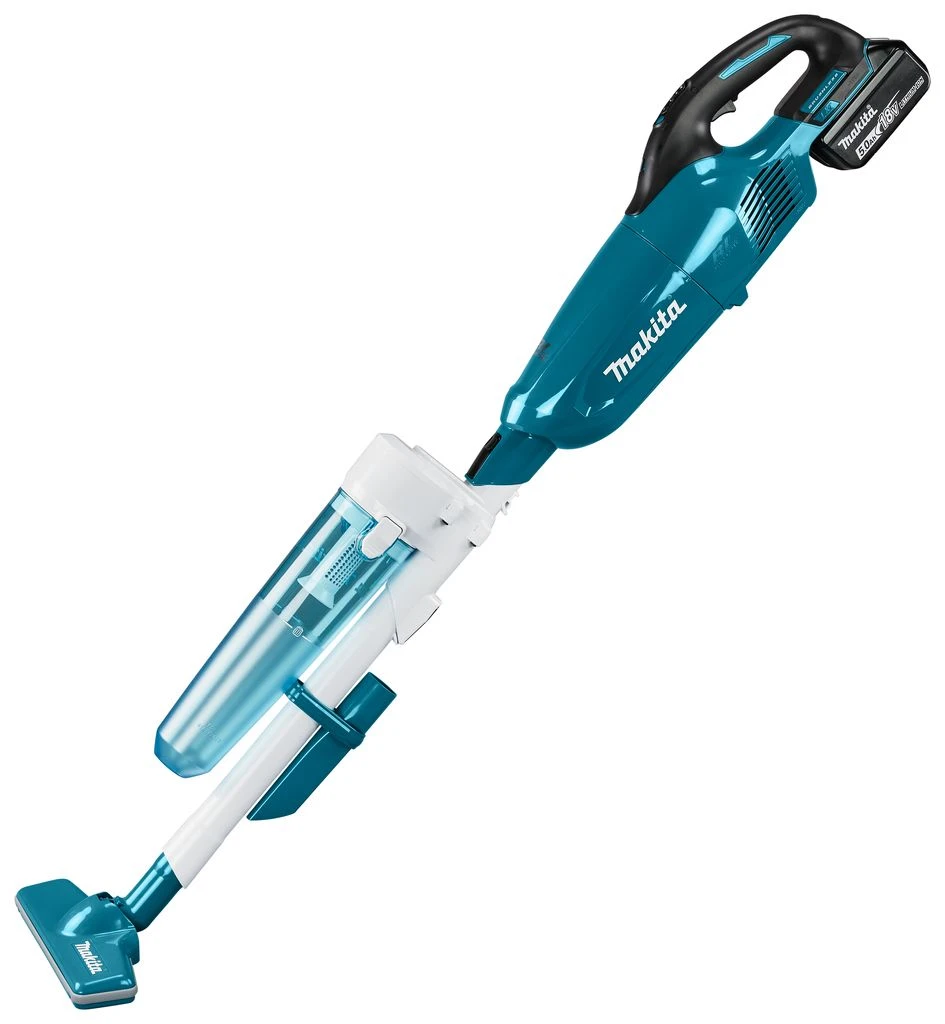 Makita DCL280FTC 18V Li-ion Accu Steelstofzuiger Set (1x 5,0 Ah) Met Cycloon Stofafscheider 2 Makita DCL280FTC 18V Li-ion Accu Steelstofzuiger Set (1x 5,0 Ah) Met Cycloon Stofafscheider - Afbeelding 2