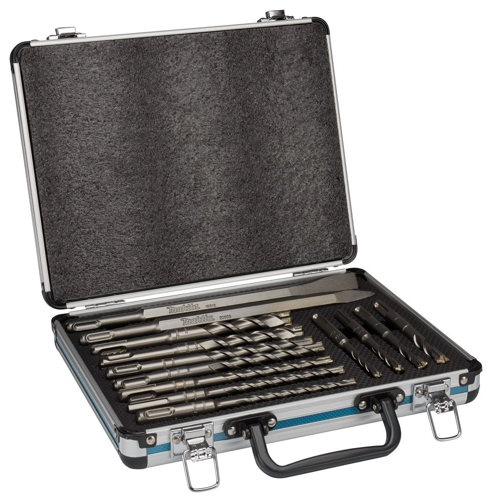 Makita B-64674 SDS-Plus 13-delige Boor-/beitelset In Koffer 2 Makita B-64674 SDS-Plus 13-delige Boor-/beitelset In Koffer - Afbeelding 2