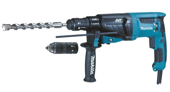 Makita HR2631FTJ SDS-plus Combihamer In Mbox - 800W - 2,4J 1 Makita HR2631FTJ SDS-plus Combihamer In Mbox - 800W - 2,4J