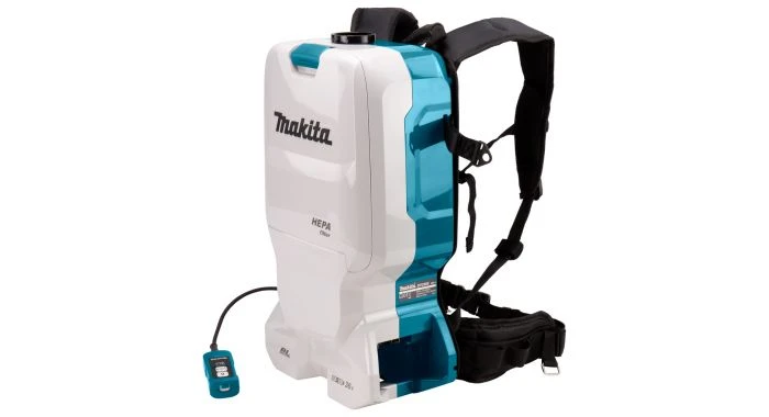 Makita DVC660PT2 2x18 V Rugstofzuiger Voor Schoonmaak Body Incl. 2 Accu's En Duolader 1 Makita DVC660PT2 2x18 V Rugstofzuiger Voor Schoonmaak Body Incl. 2 Accu's En Duolader