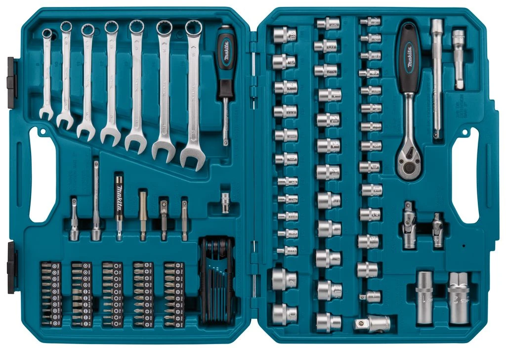 Makita E-06616 Gereedschapset In Koffer - 120-delig 9 Makita E-06616 Gereedschapset In Koffer - 120-delig - Afbeelding 9