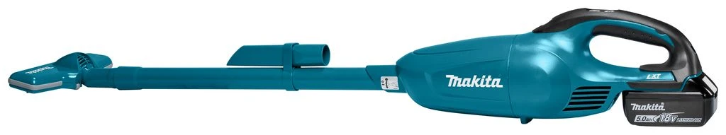 Makita DCL181FRT 18V Li-Ion Accu Steelstofzuiger Blauw Set (1x 5,0Ah) - 0,65L 1 Makita DCL181FRT 18V Li-Ion Accu Steelstofzuiger Blauw Set (1x 5,0Ah) - 0,65L