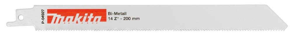 Makita P-04927 Reciprozaagblad - 180 X 1,8mm - RVS/Metaal (5st) 1 Makita P-04927 Reciprozaagblad - 180 X 1,8mm - RVS/Metaal (5st)
