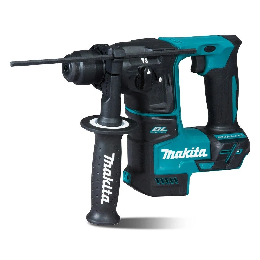 Makita DHR171RAJ 18V Li-Ion Accu SDS-plus Boorhamer Set (2x 2.0Ah Accu) In Mbox - 1,2J - Koolborstelloos 2 Makita DHR171RAJ 18V Li-Ion Accu SDS-plus Boorhamer Set (2x 2.0Ah Accu) In Mbox - 1,2J - Koolborstelloos - Afbeelding 2