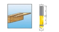Makita D-09335 Boorfrees - 6mm - 6mm