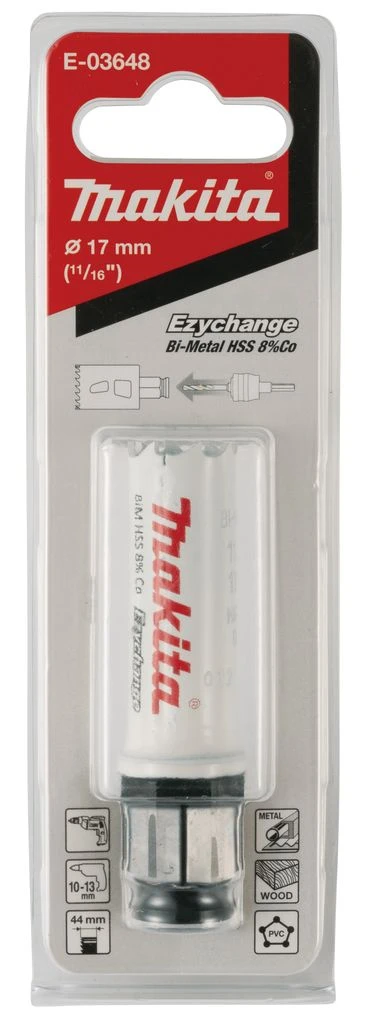 Makita E-03648 Gatzaag -17mm - Snelwissel BiM 2 Makita E-03648 Gatzaag -17mm - Snelwissel BiM - Afbeelding 2