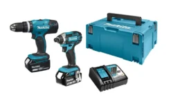 Makita 18V Li-Ion Accu Klopboor-/schroefmachine (DHP453) & Slagschroevendraaier (DTD152) Combiset (2x 5.0Ah Accu) In Mbox