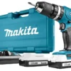 Makita HP457DWE 18V Li-Ion Accu Klopboor-/schroefmachine Set (2x 1.5Ah Accu) In Koffer