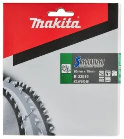 Makita B-33819 Cirkelzaagblad Laminaat - 85 X 15 X 24T - Laminaat 8 Makita B-33819 Cirkelzaagblad Laminaat - 85 X 15 X 24T - Laminaat -Makita 672affd0933a7aa16917b83d26c047d0