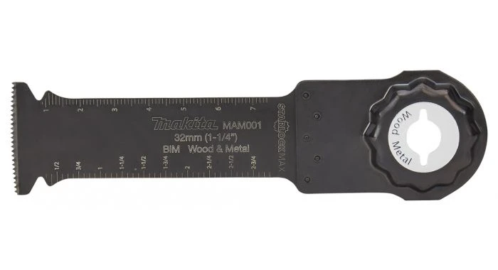 Makita B-66400 MAM001 Invalzaagblad - 32x80mm - Hout/Staal 1 Makita B-66400 MAM001 Invalzaagblad - 32x80mm - Hout/Staal