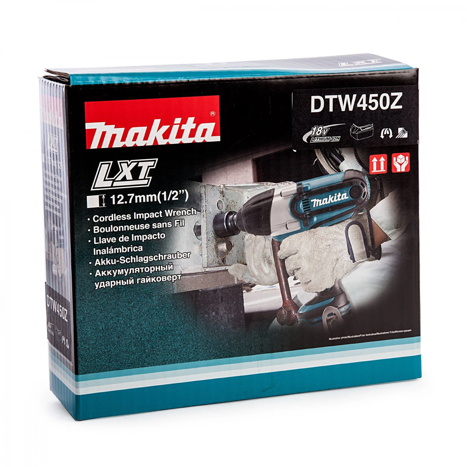 Makita DTW450Z 18V Li-Ion Accu Slagmoersleutel Body - 440Nm - 1/2" 5 Makita DTW450Z 18V Li-Ion Accu Slagmoersleutel Body - 440Nm - 1/2" - Afbeelding 5