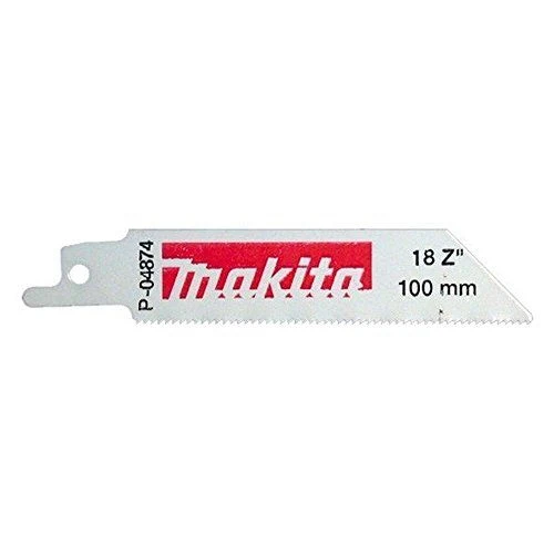 Makita P-04874 Reciprozaagblad - 100 X 1,4mm - RVS/Metaal (5st) 1 Makita P-04874 Reciprozaagblad - 100 X 1,4mm - RVS/Metaal (5st)