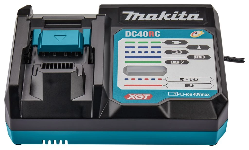 Makita DC40RC XGT 40 V Max Li-Ion Accu Lader - 191M90-3 1 Makita DC40RC XGT 40 V Max Li-Ion Accu Lader - 191M90-3