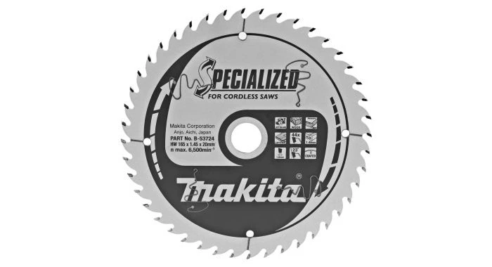 Makita B-53724 Cirkelzaagblad Laminaat Specialized - 165 X 20 Mm - 44T 1 Makita B-53724 Cirkelzaagblad Laminaat Specialized - 165 X 20 Mm - 44T