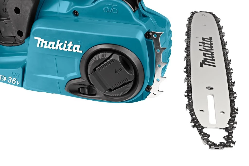 Makita DUC353PG2J 2x18V Li-Ion Accu Kettingzaag Set (2x 6,0Ah) - 35cm - Koolborstelloos 8 Makita DUC353PG2J 2x18V Li-Ion Accu Kettingzaag Set (2x 6,0Ah) - 35cm - Koolborstelloos - Afbeelding 8