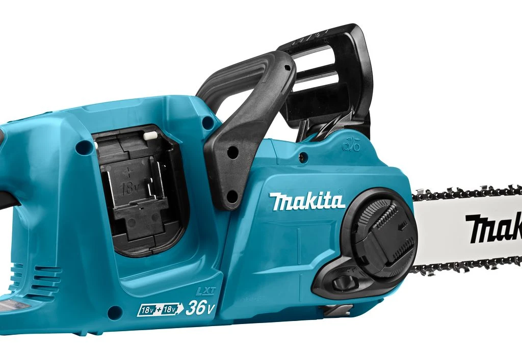 Makita DUC353PG2J 2x18V Li-Ion Accu Kettingzaag Set (2x 6,0Ah) - 35cm - Koolborstelloos 18 Makita DUC353PG2J 2x18V Li-Ion Accu Kettingzaag Set (2x 6,0Ah) - 35cm - Koolborstelloos - Afbeelding 18