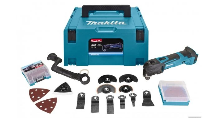 Makita DTM41ZJX3 14.4V Li-Ion Accu Multitool Body + 42 Delige Accessoireset In Mbox - Snelwissel 1 Makita DTM41ZJX3 14.4V Li-Ion Accu Multitool Body + 42 Delige Accessoireset In Mbox - Snelwissel