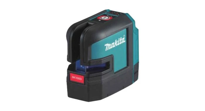 Makita SK106DZ 10.8V Li-Ion Accu Kruislijnlaser Body In Tas - 2 Lijnen - 25m - Rood 1 Makita SK106DZ 10.8V Li-Ion Accu Kruislijnlaser Body In Tas - 2 Lijnen - 25m - Rood