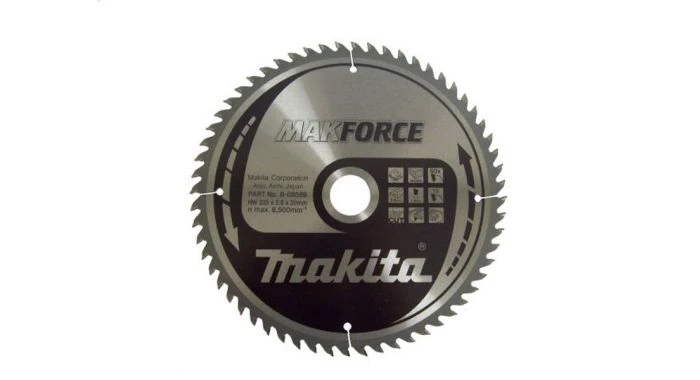 Makita B-08589 Makforce Cirkelzaagblad - 235 X 30 X 60T - Hout 1 Makita B-08589 Makforce Cirkelzaagblad - 235 X 30 X 60T - Hout