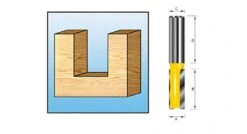 Makita D-10322 Groeffrees - 16mm - 8mm