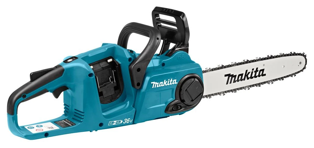 Makita DUC353PG4J 2x18V Li-Ion Accu Kettingzaag Set (4x 6,0Ah) Incl. Mbox - 35cm - Koolborstelloos 1 Makita DUC353PG4J 2x18V Li-Ion Accu Kettingzaag Set (4x 6,0Ah) Incl. Mbox - 35cm - Koolborstelloos