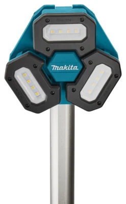Makita NLADML814 14.4V - 18V Li-Ion Accu Bouwlamp Op Statief - 3 Spots - 100-220cm - 3000 Lumen -Makita 93ea90af6b22103befa341487027a9c5