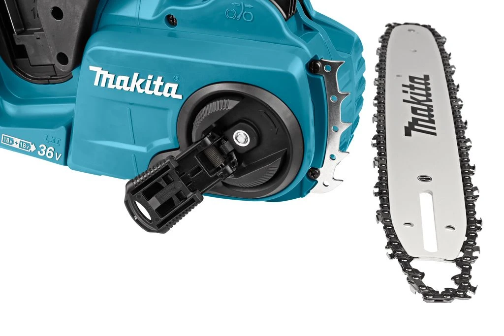 Makita DUC353PG4J 2x18V Li-Ion Accu Kettingzaag Set (4x 6,0Ah) Incl. Mbox - 35cm - Koolborstelloos 9 Makita DUC353PG4J 2x18V Li-Ion Accu Kettingzaag Set (4x 6,0Ah) Incl. Mbox - 35cm - Koolborstelloos - Afbeelding 9