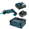 Makita DJR183RT1J 18V Li-Ion Accu Reciprozaag Set (1x 5.0Ah Accu) In Mbox - Snelwissel